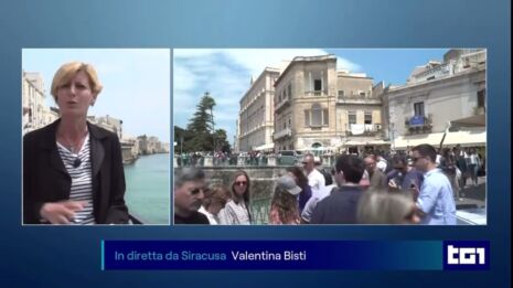 Siracusa, l'isola di Ortigia invasa dai turisti per il ponte dell’1 maggio in diretta sul Tg1